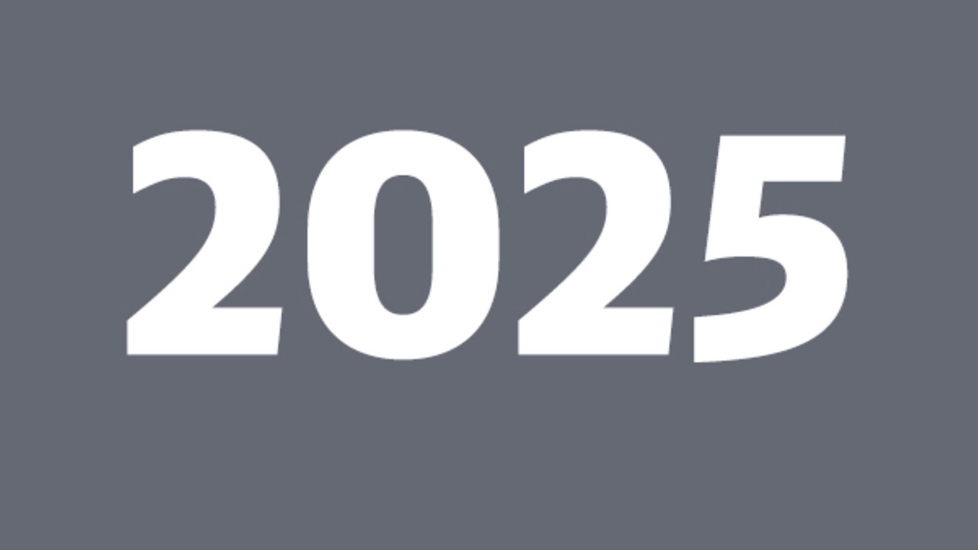 Jahreszahl 2025
