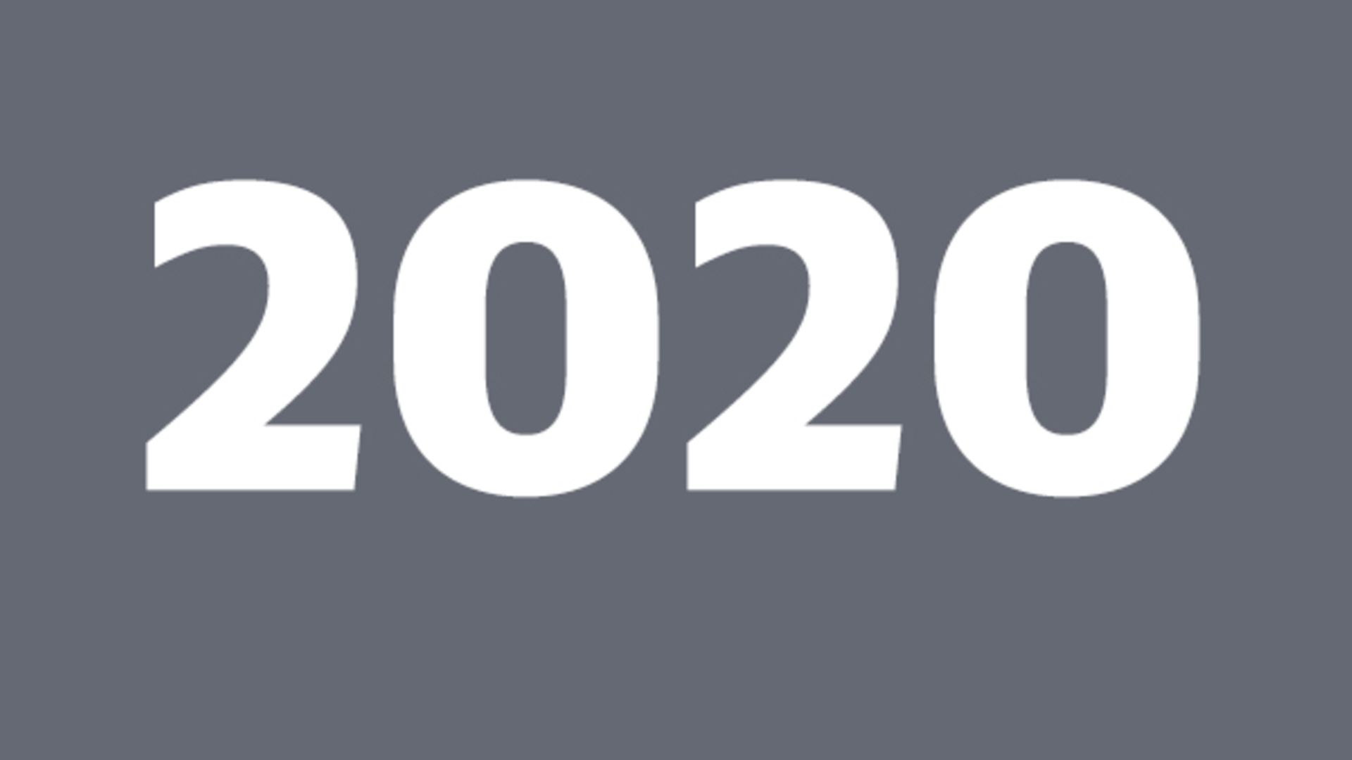 Jahreszahl 2020