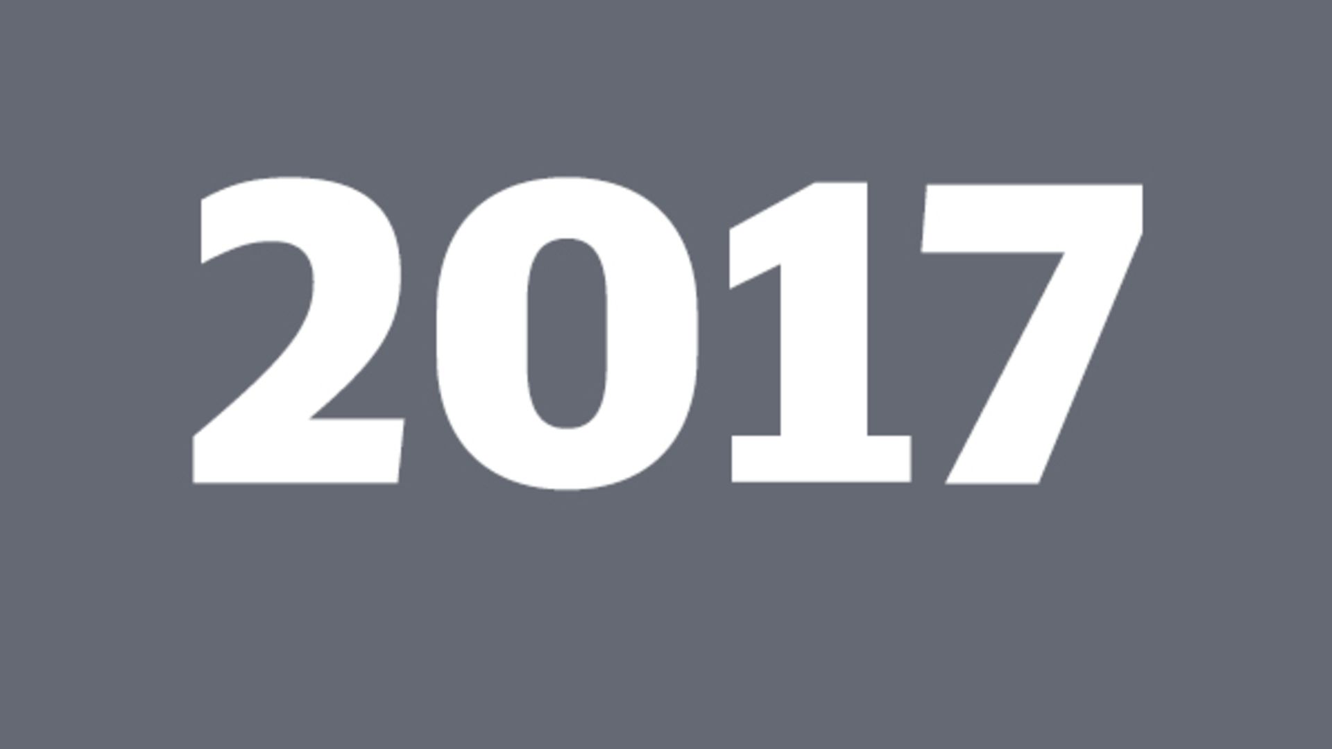 Jahreszahl 2017