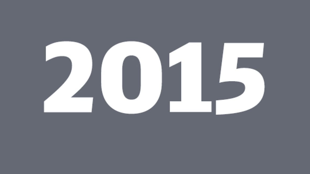 Jahreszahl 2015