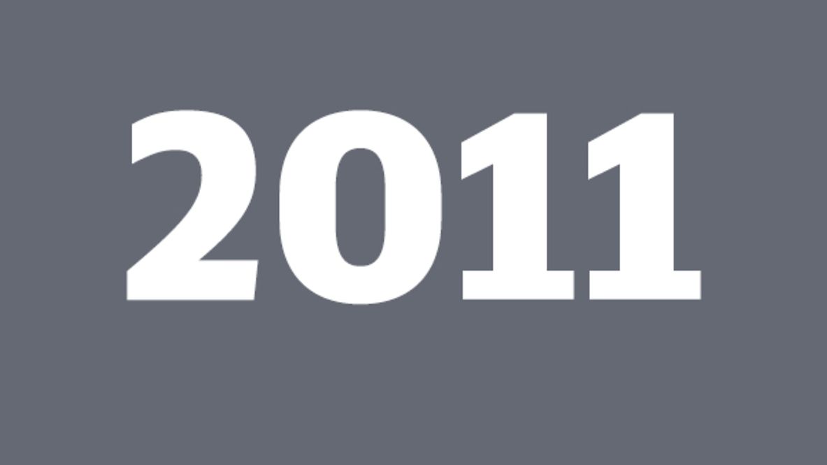 Jahreszahl 2011