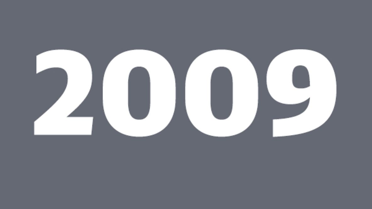Jahreszahl 2009