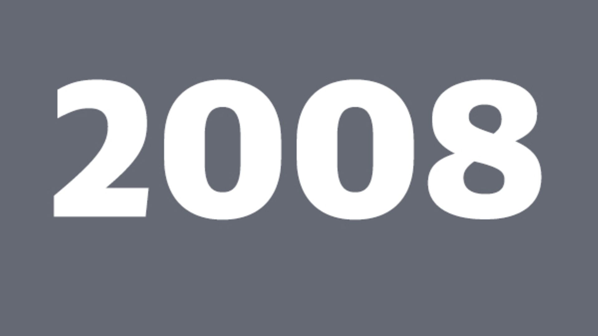 Jahreszahl 2008