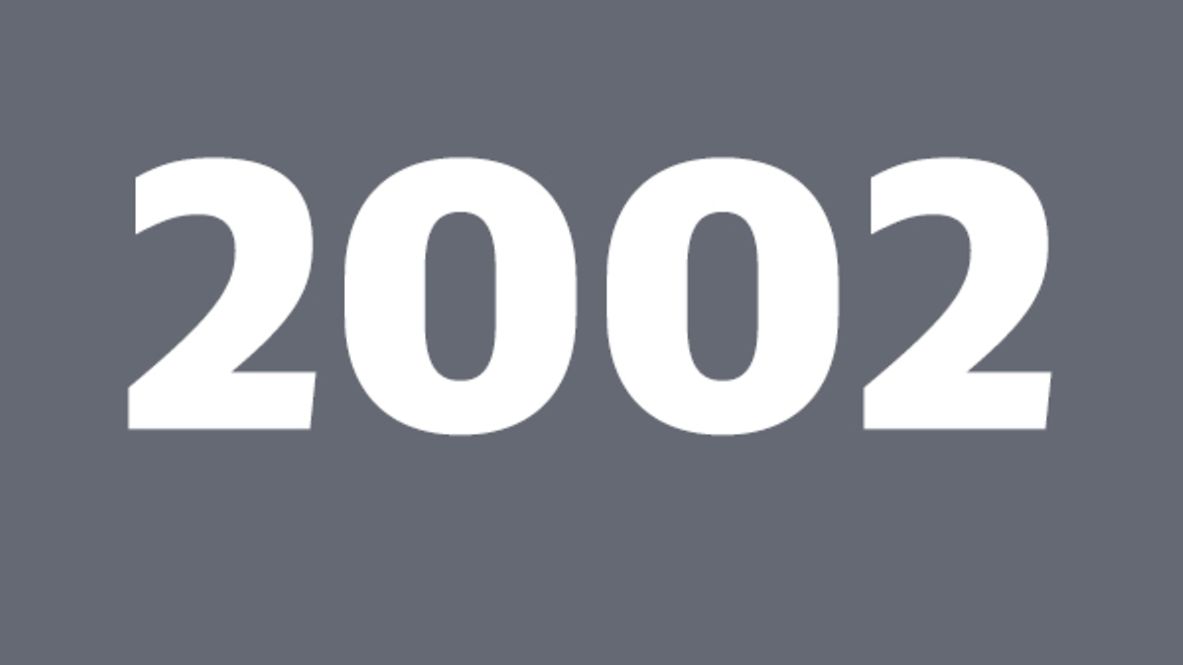 Jahreszahl 2002
