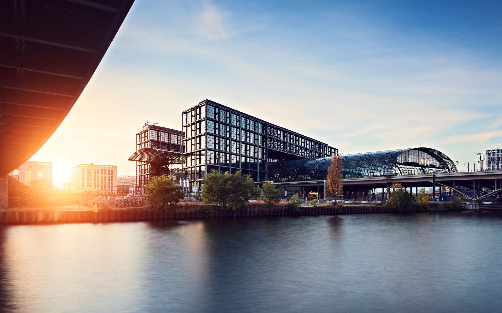 Außenansicht vom Berliner Hauptbahnhof