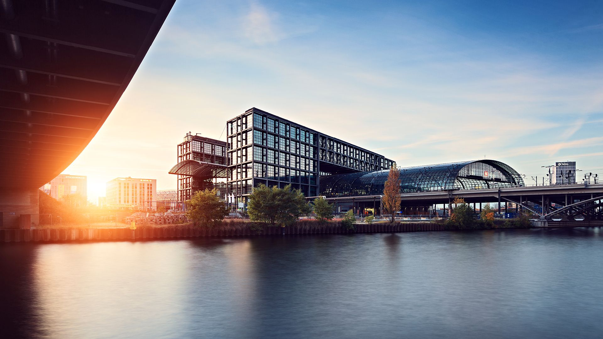 Außenansicht vom Berliner Hauptbahnhof
